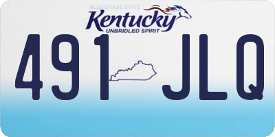 KY license plate 491JLQ
