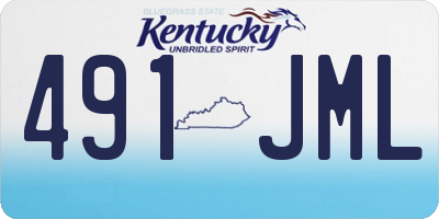 KY license plate 491JML