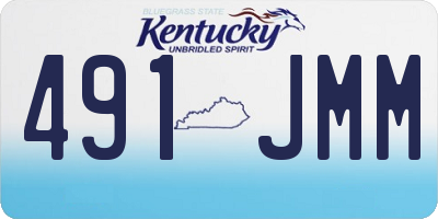 KY license plate 491JMM