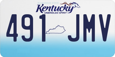 KY license plate 491JMV