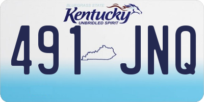 KY license plate 491JNQ