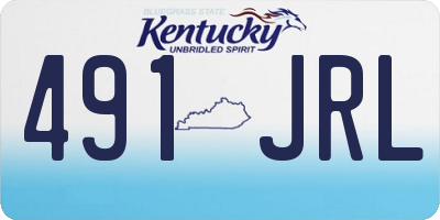 KY license plate 491JRL