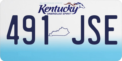 KY license plate 491JSE