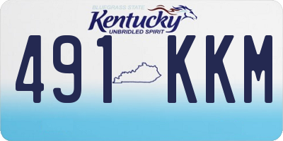 KY license plate 491KKM
