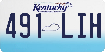 KY license plate 491LIH