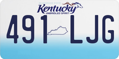 KY license plate 491LJG