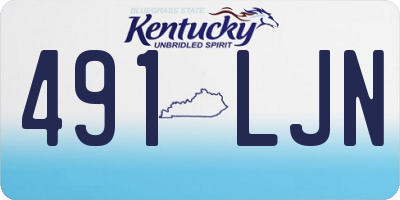 KY license plate 491LJN