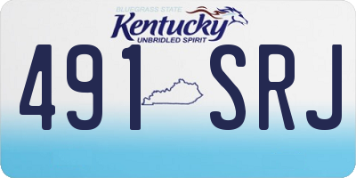 KY license plate 491SRJ