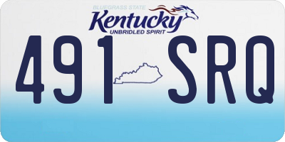 KY license plate 491SRQ