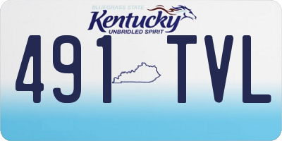 KY license plate 491TVL