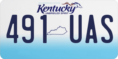 KY license plate 491UAS