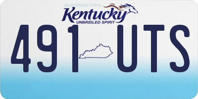 KY license plate 491UTS