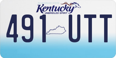 KY license plate 491UTT