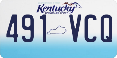 KY license plate 491VCQ