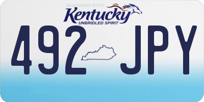 KY license plate 492JPY
