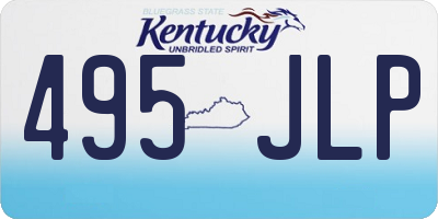 KY license plate 495JLP