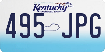 KY license plate 495JPG