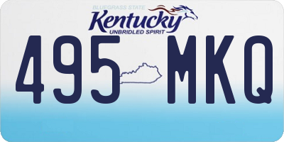 KY license plate 495MKQ