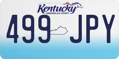 KY license plate 499JPY