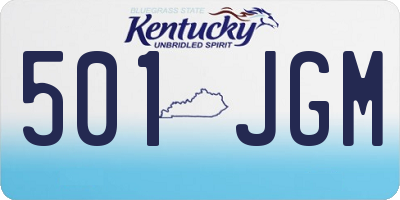 KY license plate 501JGM