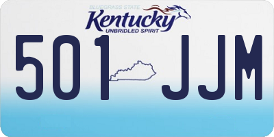 KY license plate 501JJM