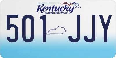 KY license plate 501JJY