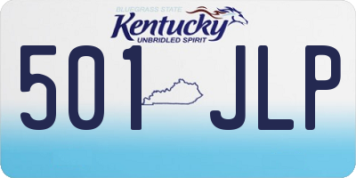 KY license plate 501JLP
