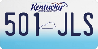 KY license plate 501JLS