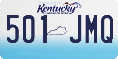 KY license plate 501JMQ