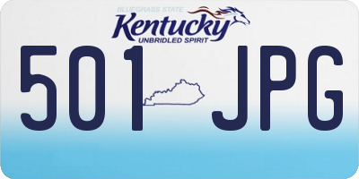 KY license plate 501JPG