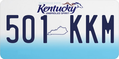 KY license plate 501KKM