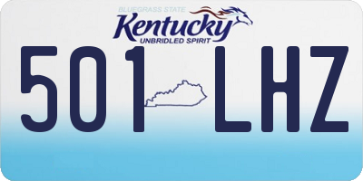 KY license plate 501LHZ