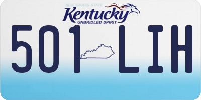 KY license plate 501LIH