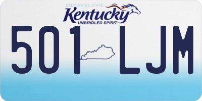KY license plate 501LJM