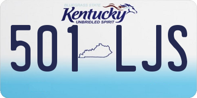 KY license plate 501LJS