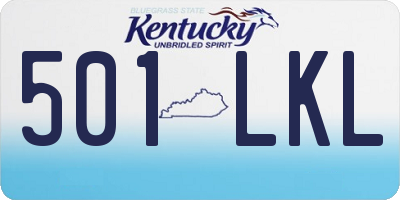 KY license plate 501LKL