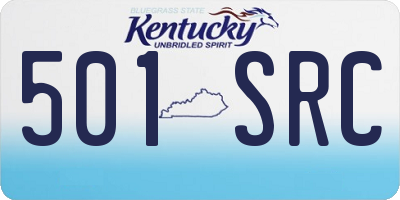 KY license plate 501SRC