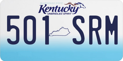 KY license plate 501SRM