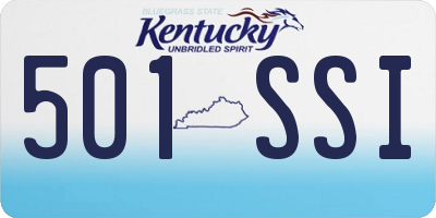 KY license plate 501SSI