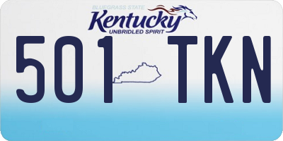 KY license plate 501TKN