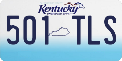KY license plate 501TLS