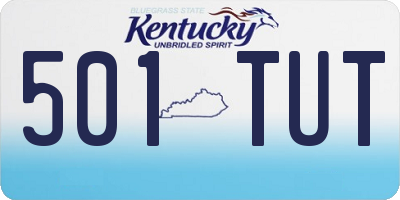 KY license plate 501TUT