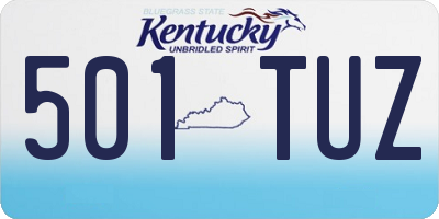 KY license plate 501TUZ