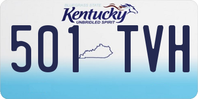 KY license plate 501TVH
