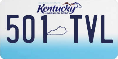 KY license plate 501TVL