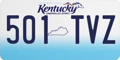 KY license plate 501TVZ