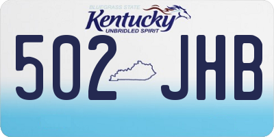 KY license plate 502JHB