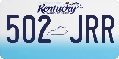 KY license plate 502JRR