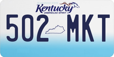 KY license plate 502MKT