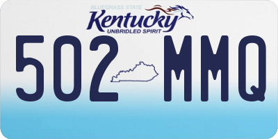 KY license plate 502MMQ